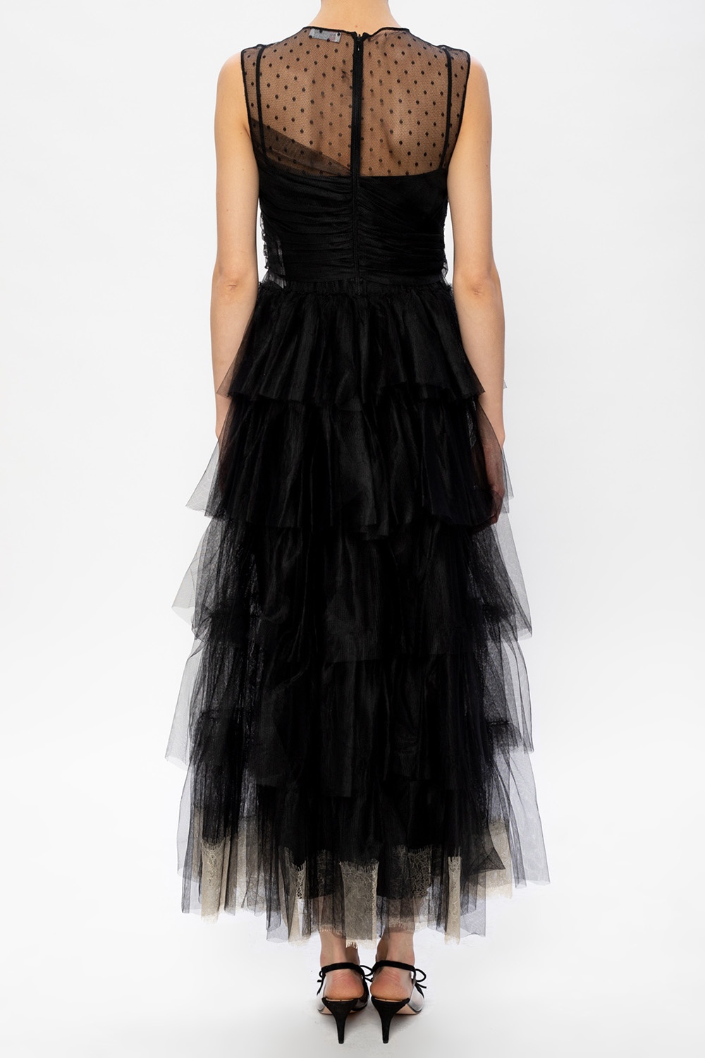 Valentino black hotsell tulle dress